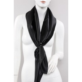 Plain Square Silky Scarf - 12 Colours